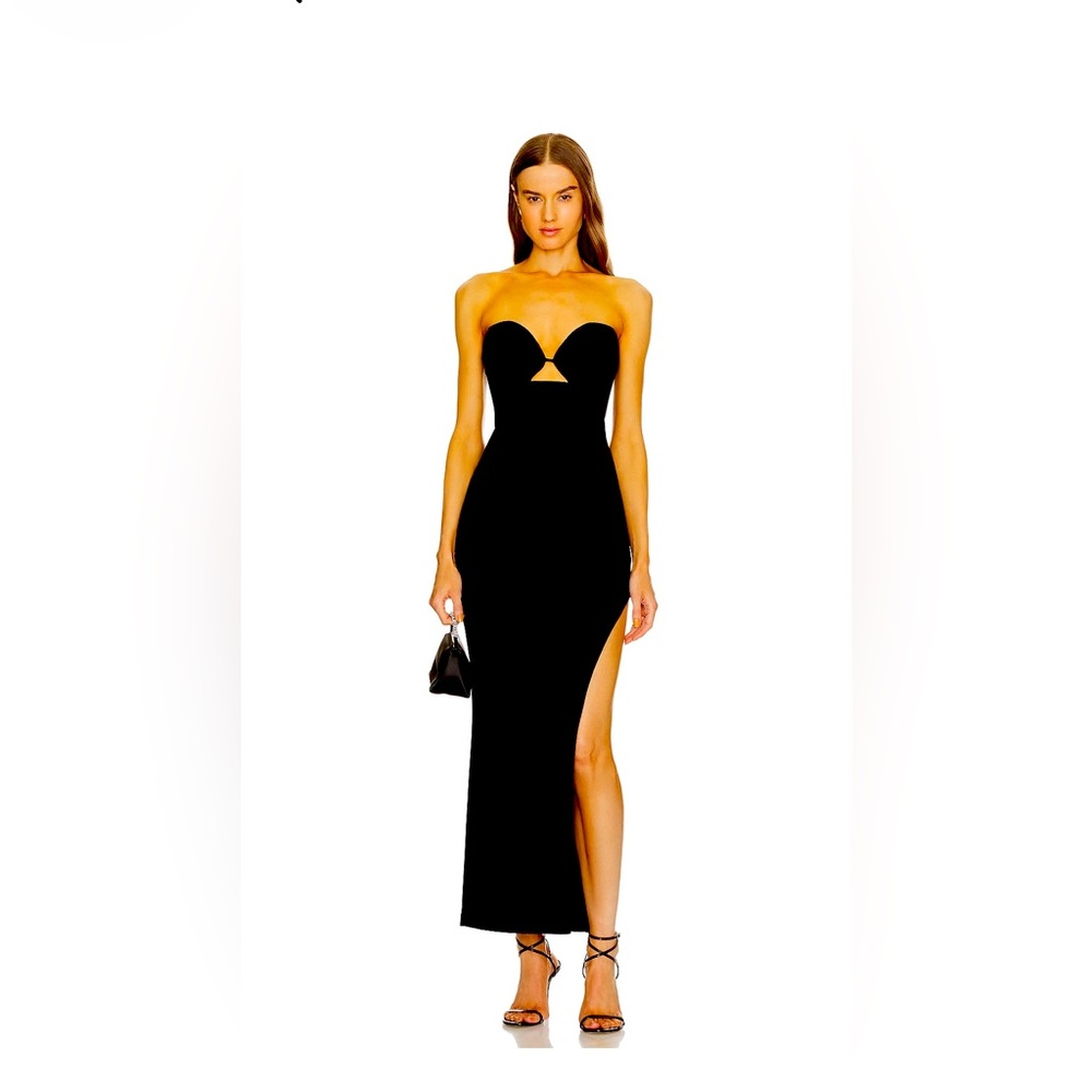 Maxi Black Dress from Revolve